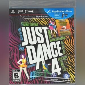 Just Dance 4 (PlayStation Move) PS3  With Case And Manual